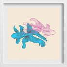 Fish Painting - Meri Deewar 1 : 1 Square Premium Wall Art Canvas by MeriDeewar