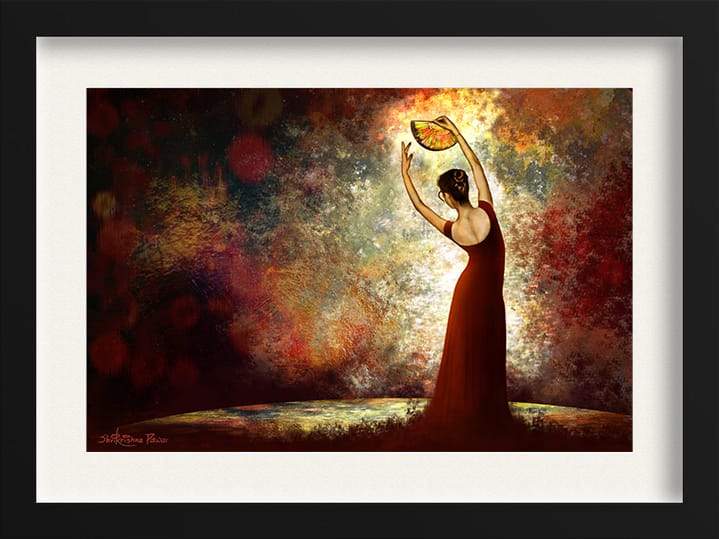 Flamenco Paiting - Meri Deewar Vertical Art New Premium Wall Art Canvas by MeriDeewar