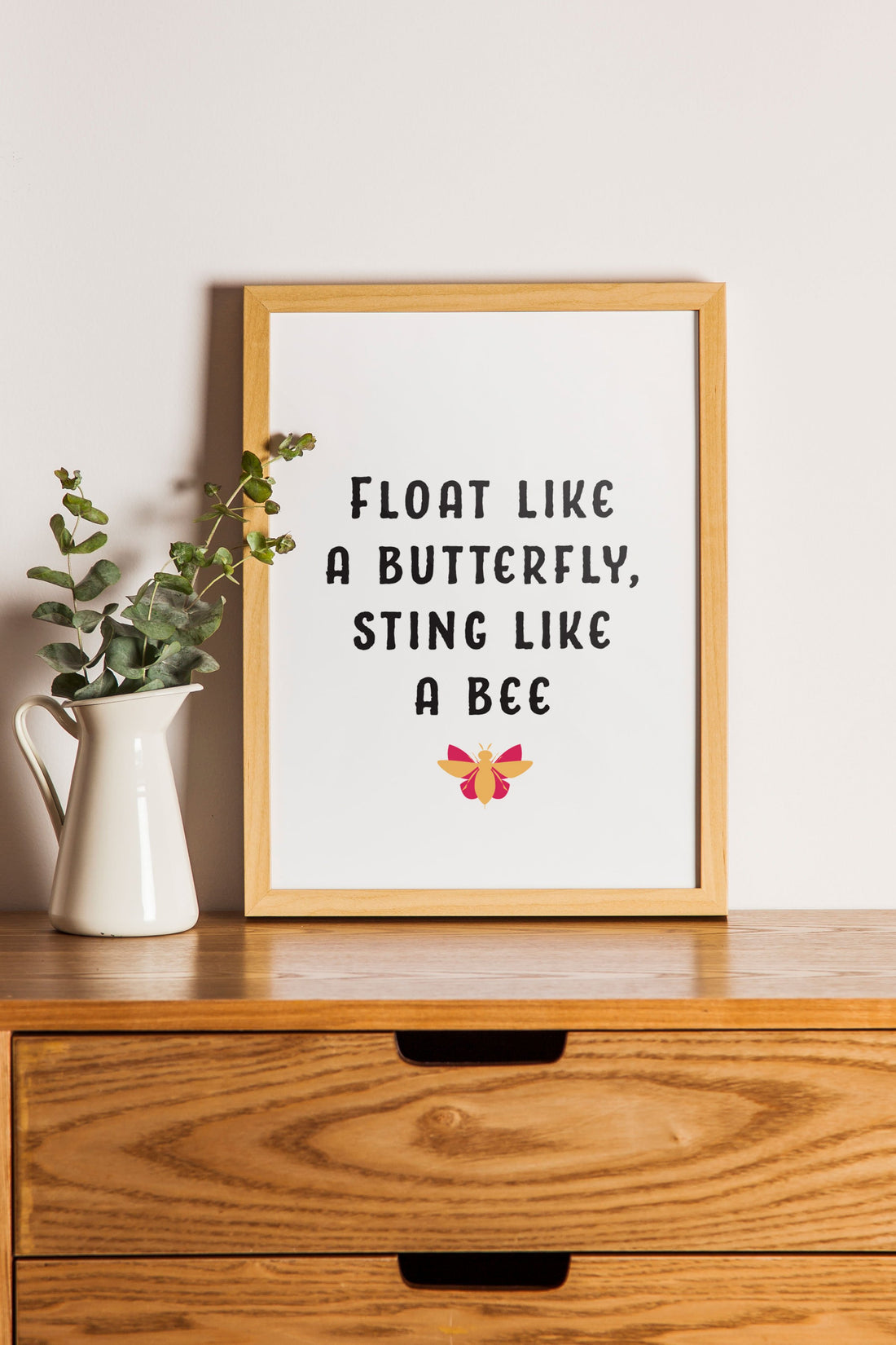 Float Like A Butterfly  _ poster Poster A3 / Poster Premium Wall Art Canvas by MeriDeewar