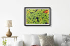 Floating Leaves Painting - Meri Deewar 3 : 2 Horizontal Premium Wall Art Canvas by MeriDeewar