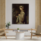 Flora Painting - Meri Deewar 4 :5 Vertical Premium Wall Art Canvas by MeriDeewar