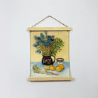 Flower Vase By Van Gogh Hanging Canvas Painting - Meri Deewar Hanging Canvas Premium Wall Art Canvas by MeriDeewar