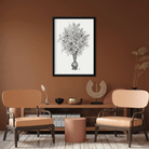 Flower vase Painting 3 : 4.2 Vertical Premium Wall Art Canvas by MeriDeewar