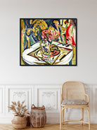 Flowers Henry Lyman Saÿen Painting - MeriDeewar 6 : 5 Horizontal Premium Wall Art Canvas by MeriDeewar