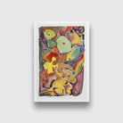 Flowers Reijer Stolk Painting - Meri Deewar 2 : 3 Vertical Premium Wall Art Canvas by MeriDeewar