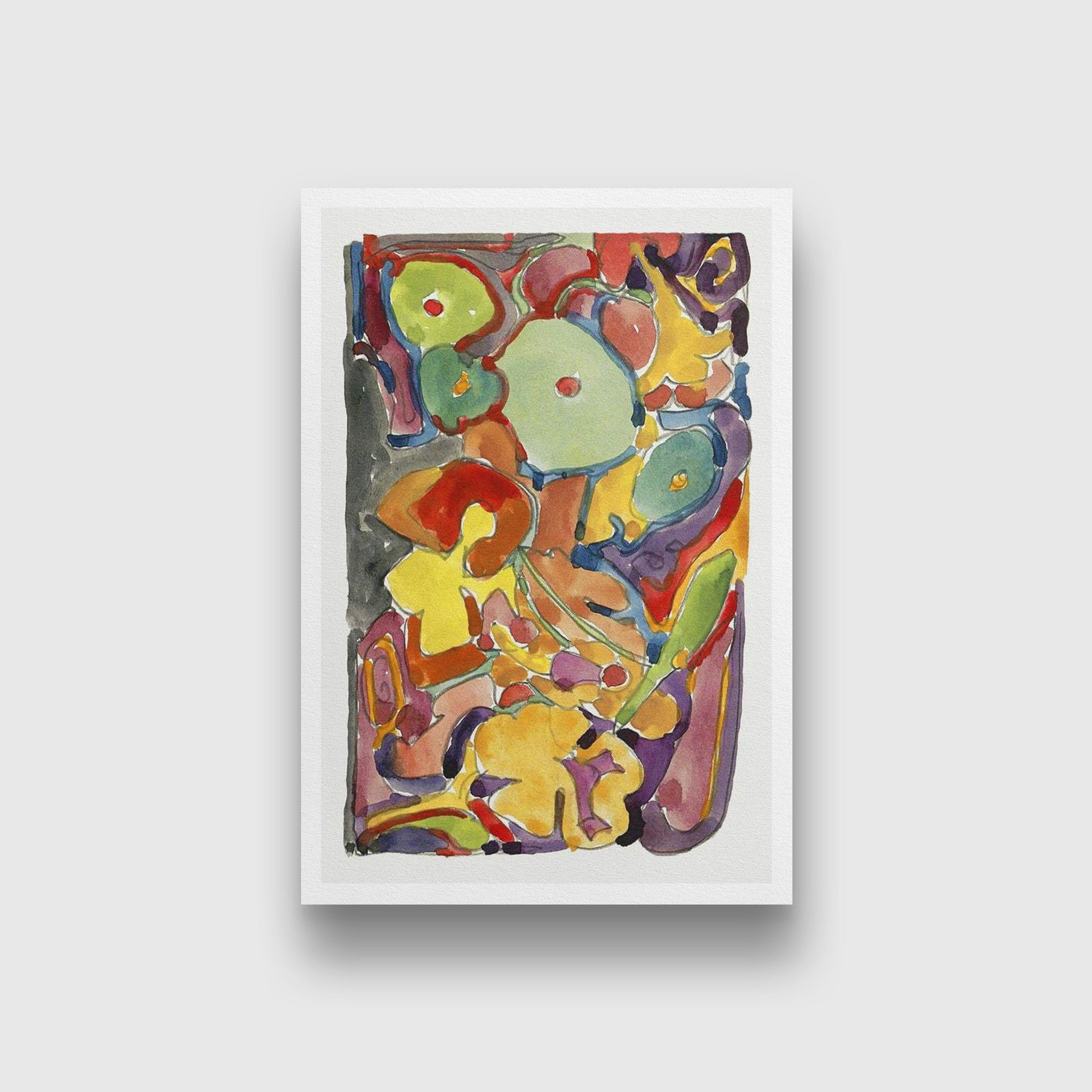 Flowers Reijer Stolk Painting - Meri Deewar 2 : 3 Vertical Premium Wall Art Canvas by MeriDeewar