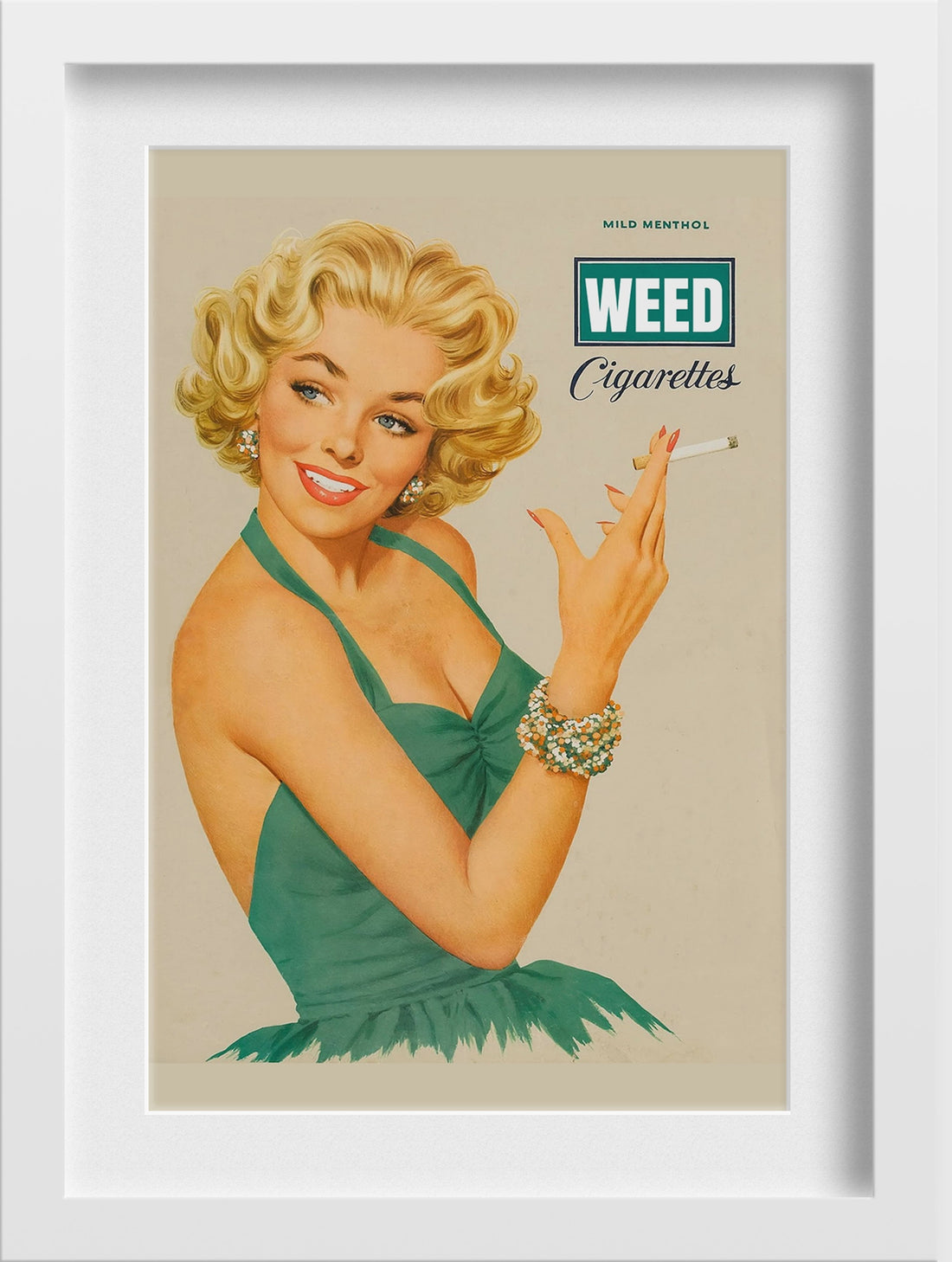 For the love of weed Art Painting - Meri Deewar 2 : 3 Vertical Premium Wall Art Canvas by MeriDeewar