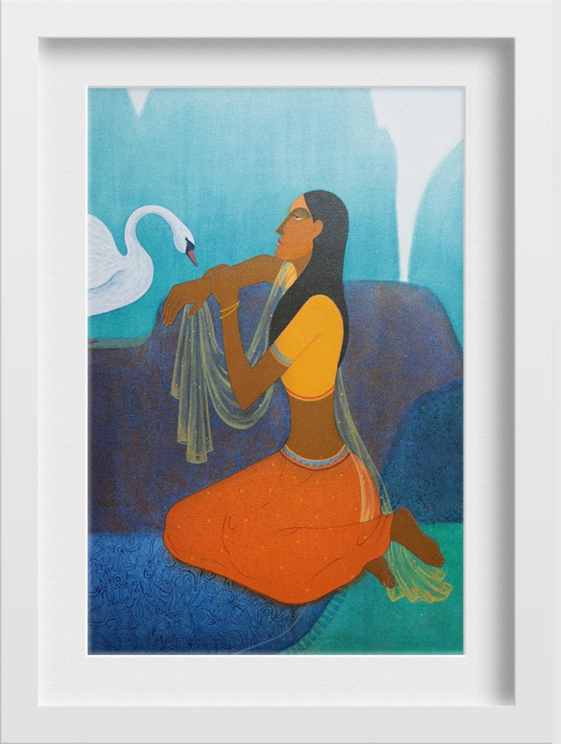 Forms of Beauty II Painting - Meri Deewar 2 : 3 Vertical Premium Wall Art Canvas by MeriDeewar