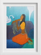Forms of Beauty II Painting - Meri Deewar 2 : 3 Vertical Premium Wall Art Canvas by MeriDeewar