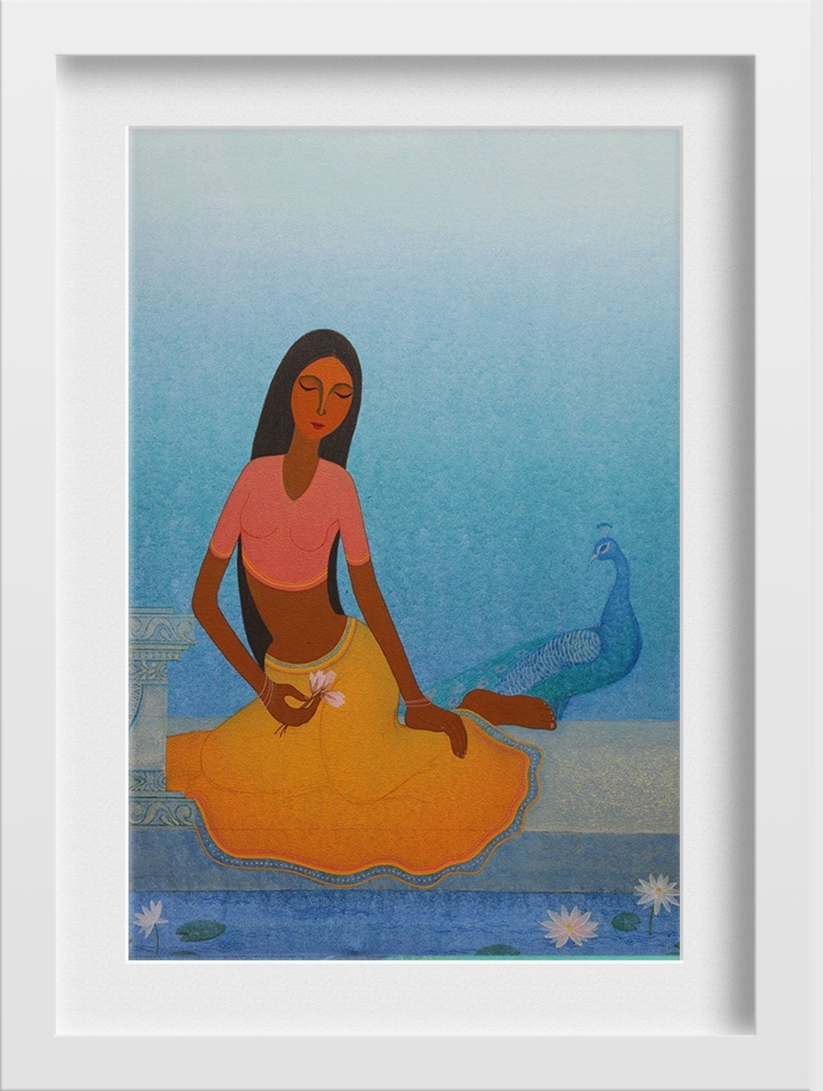 Forms of Beauty Painting - Meri Deewar 2 : 3 Vertical Premium Wall Art Canvas by MeriDeewar