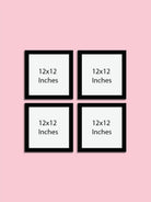 Framed Wall Collection - Four Framed Wall Collection Premium Wall Art Canvas by MeriDeewar