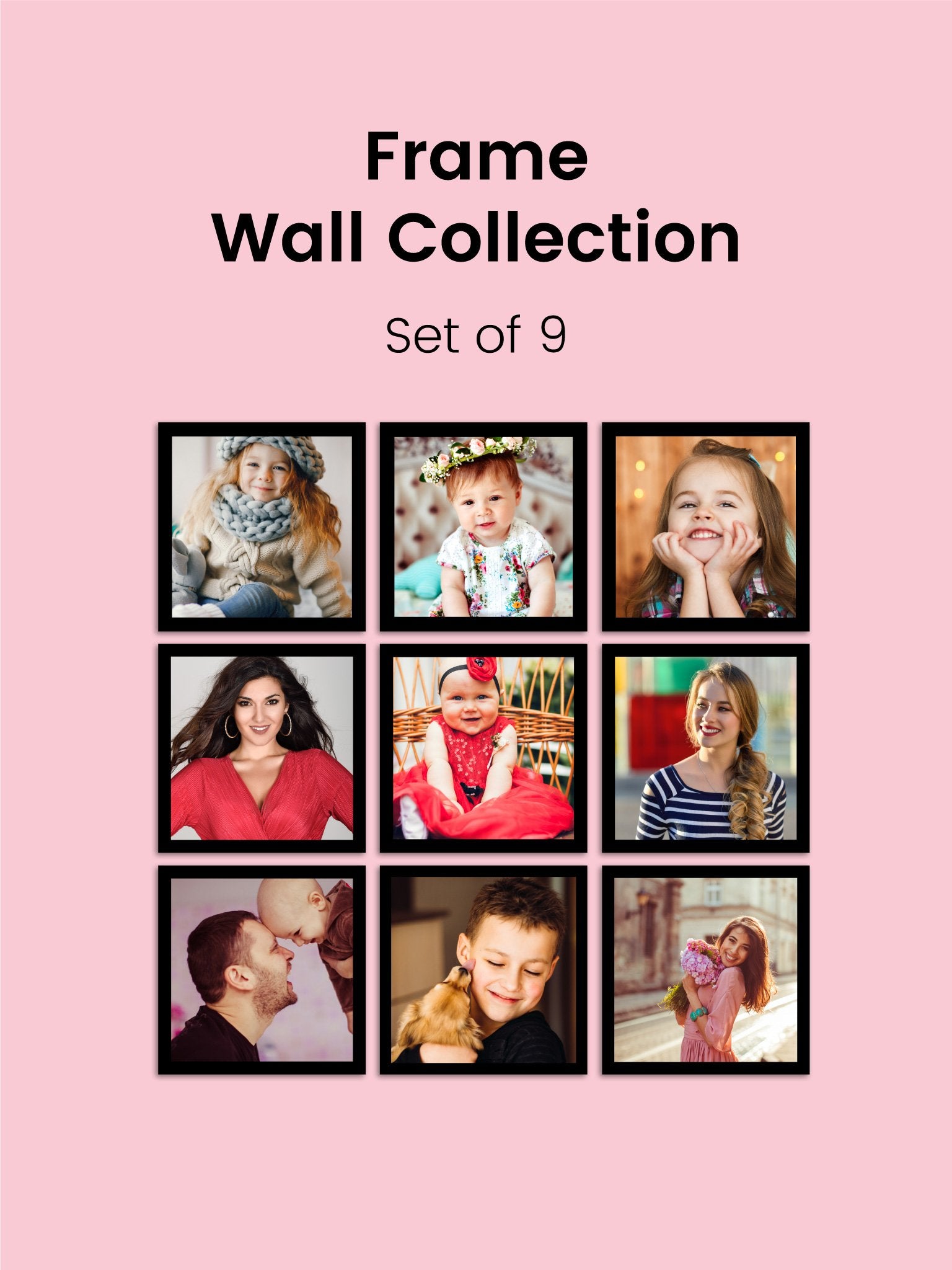 Framed Wall Collection - Ten Framed Wall Collection Premium Wall Art Canvas by MeriDeewar