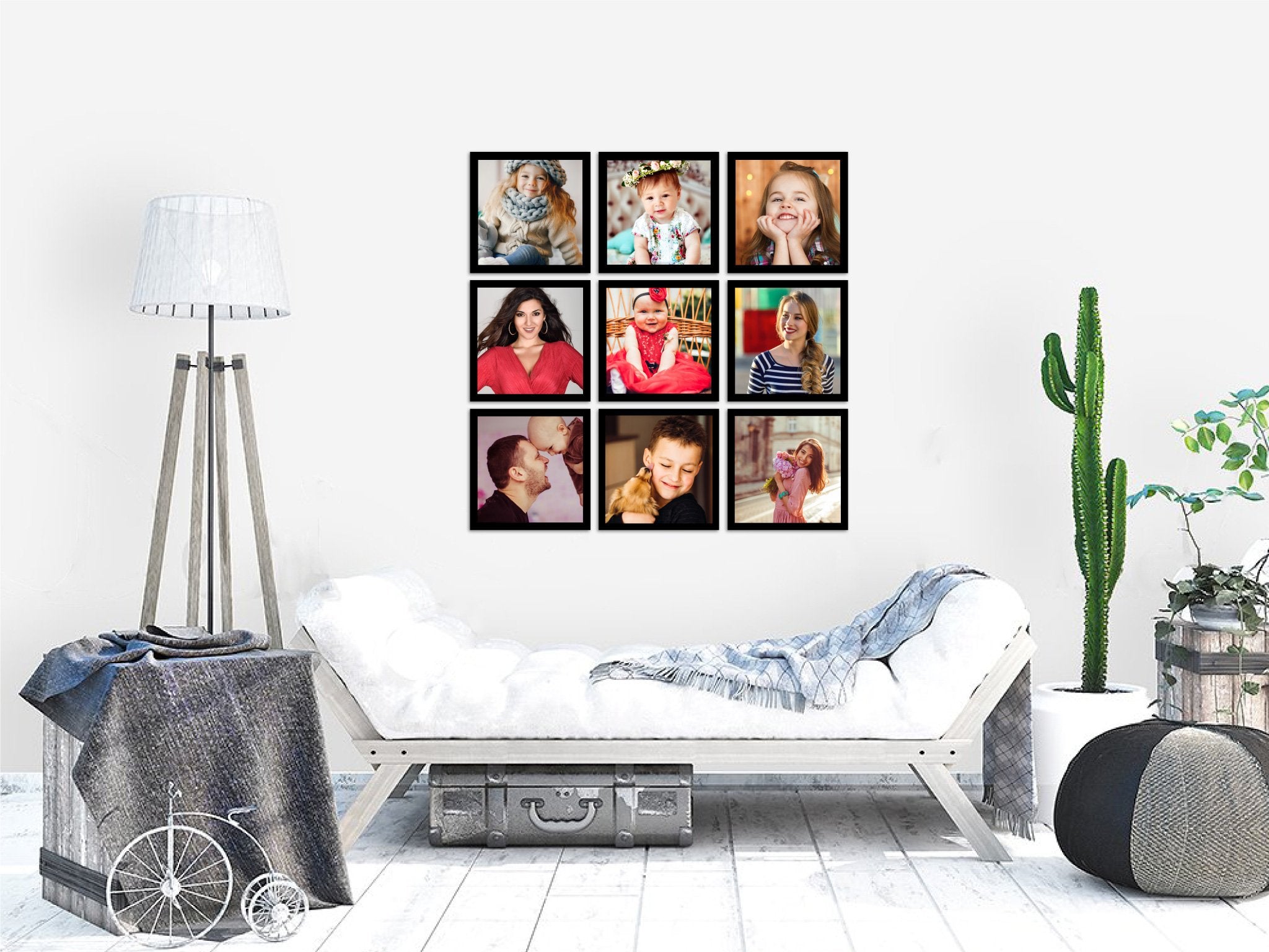 Framed Wall Collection - Ten Framed Wall Collection Premium Wall Art Canvas by MeriDeewar