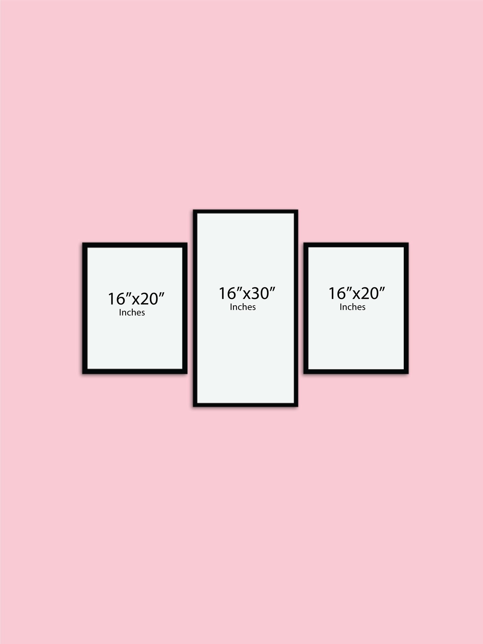 Framed Wall Collection - Twenty Framed Wall Collection Premium Wall Art Canvas by MeriDeewar
