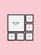 Framed Wall Collection - Twenty Two Framed Wall Collection Premium Wall Art Canvas by MeriDeewar