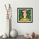 Frida Kahlo Artwork Painting - Meri Deewar 1 : 1 Square Premium Wall Art Canvas by MeriDeewar