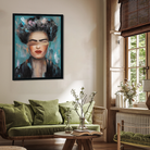 Frida Kahlo Modern Art Painting 3 : 4 Vertical Premium Wall Art Canvas by MeriDeewar