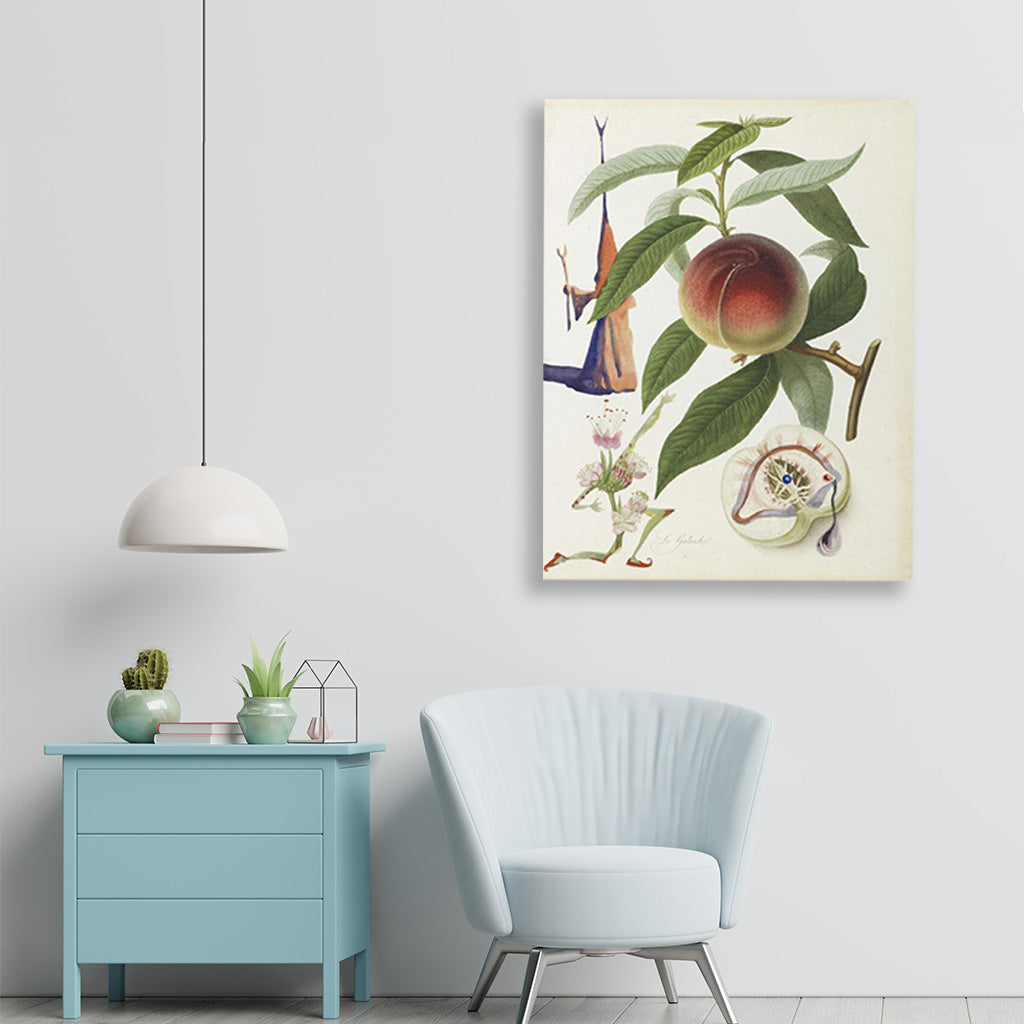 fruitseries Painting - Meri Deewar 3 : 4 Vertical Premium Wall Art Canvas by MeriDeewar