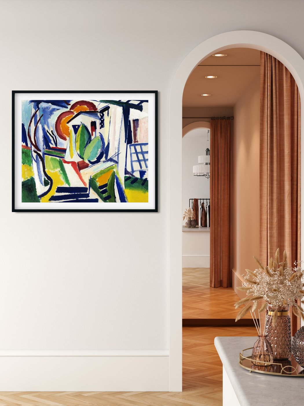 Fugue Henry Lyman Saÿen Painting - MeriDeewar 6 : 5 Horizontal Premium Wall Art Canvas by MeriDeewar