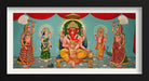 Ganesh (Vighnesvara) Painting - Meri Deewar 2 : 3 Vertical Premium Wall Art Canvas by MeriDeewar