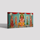 Ganesh (Vighnesvara) Painting - Meri Deewar 2 : 3 Vertical Premium Wall Art Canvas by MeriDeewar
