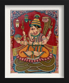 Ganesha Painting - Meri Deewar 4 :5 Vertical Premium Wall Art Canvas by MeriDeewar