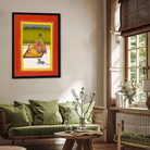 Ganesha Painting 2 : 3 Vertical Premium Wall Art Canvas by MeriDeewar