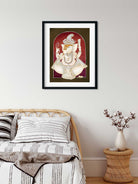 Ganesha Painting 3 : 4 Vertical Premium Wall Art Canvas by MeriDeewar