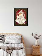 Ganesha Painting 3 : 4 Vertical Premium Wall Art Canvas by MeriDeewar