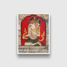 Ganeshji Painting - Meri Deewar 2 : 3 Vertical Premium Wall Art Canvas by MeriDeewar