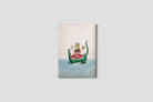 Ganga and the river Ganges falling from heaven Painting - Meri Deewar 3 : 4 Vertical Premium Wall Art Canvas by MeriDeewar