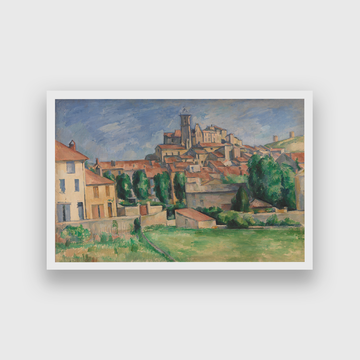 Gardanne Painting 3 : 2 Horizontal Premium Wall Art Canvas by MeriDeewar