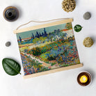 Garden By Van Gogh Hanging Canvas Painting - Meri Deewar Hanging Canvas Premium Wall Art Canvas by MeriDeewar