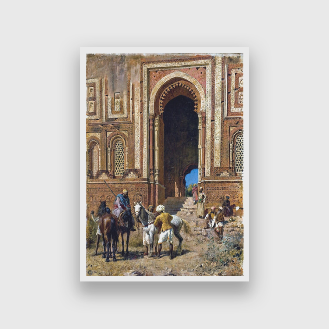 Gateway of Alahoudin Painting 2 : 3 Vertical Premium Wall Art Canvas by MeriDeewar