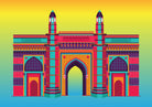 Gatway of india  painting 3 : 2 Horizontal Premium Wall Art Canvas by MeriDeewar