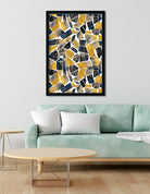 Geometric Multicolored Painting 2 : 3 Vertical Premium Wall Art Canvas by MeriDeewar