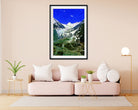 Glacier on the way from kashmir to ladakh Painting - Meri Deewar 2 : 3 Vertical Premium Wall Art Canvas by MeriDeewar