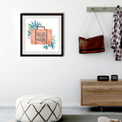 Go outside and adventure 1 : 1 Square Premium Wall Art Canvas by MeriDeewar