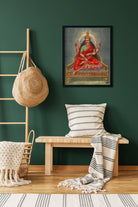 Goddess Bhuvaneshvari Painting 4 :5 Vertical Premium Wall Art Canvas by MeriDeewar