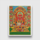 Goddess Tripurasundar Painting 3 : 4 Vertical Premium Wall Art Canvas by MeriDeewar