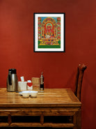 Goddess Tripurasundar Painting 3 : 4 Vertical Premium Wall Art Canvas by MeriDeewar