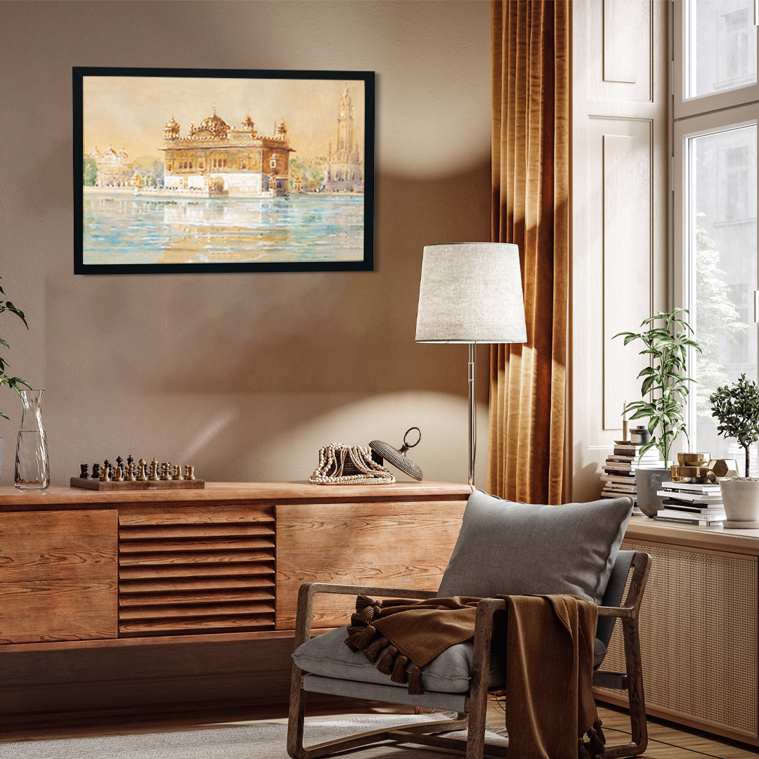Golden Temple Amritsar 3 : 2 Horizontal Premium Wall Art Canvas by MeriDeewar