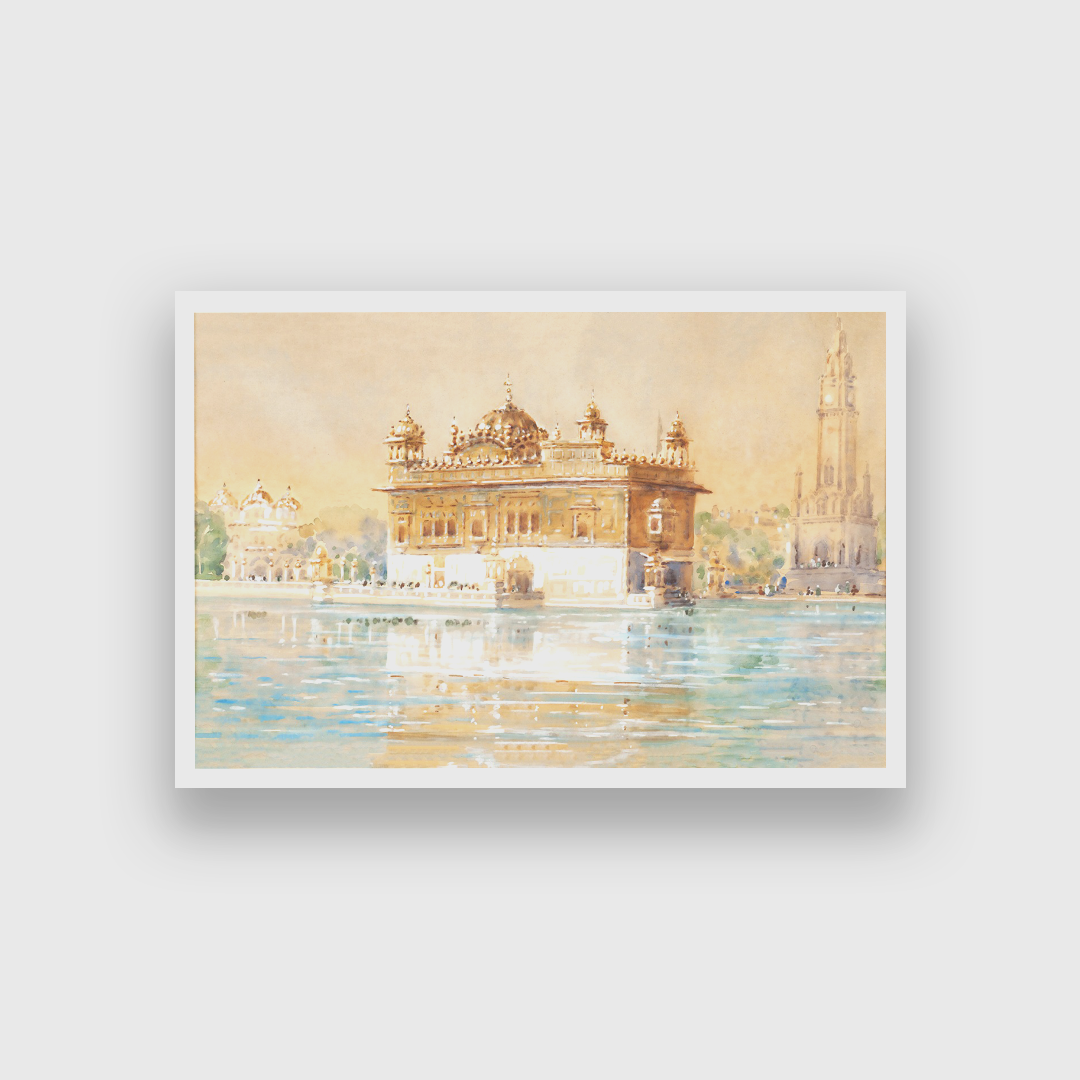 Golden Temple Amritsar 3 : 2 Horizontal Premium Wall Art Canvas by MeriDeewar