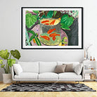 Goldfish Painting - Meri Deewar 3 : 2 Horizontal Premium Wall Art Canvas by MeriDeewar