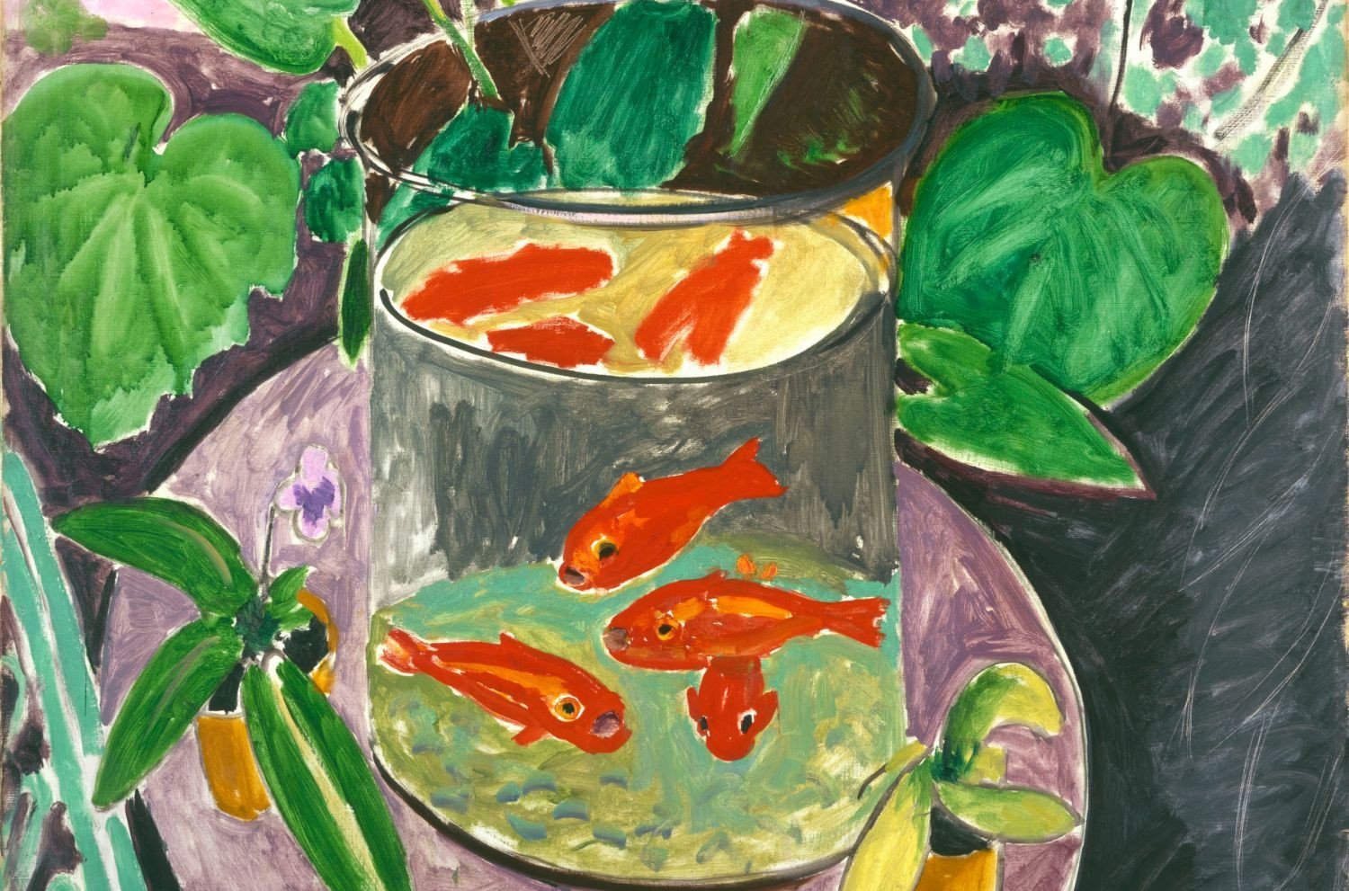 Goldfish Painting - Meri Deewar 3 : 2 Horizontal Premium Wall Art Canvas by MeriDeewar