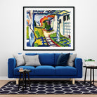 Grape Arbor Painting - MeriDeewar 6 : 5 Horizontal Premium Wall Art Canvas by MeriDeewar