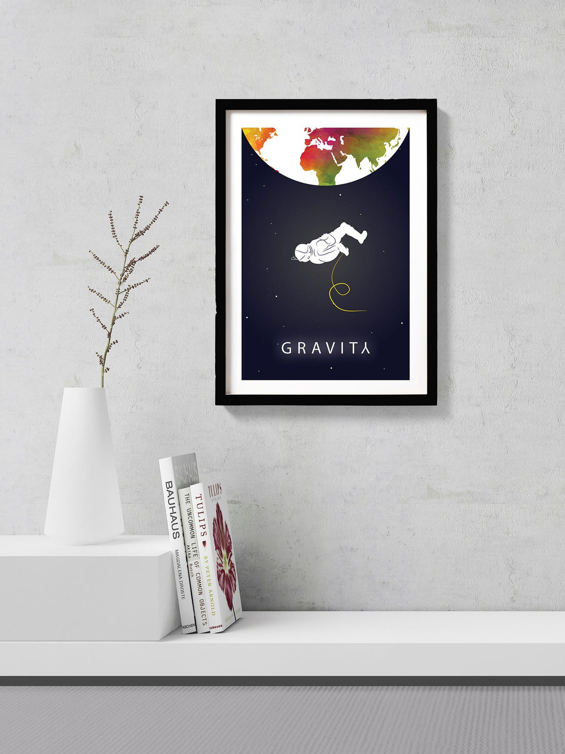Gravity Space Astronaut Poster Poster A3 / Poster Premium Wall Art Canvas by MeriDeewar