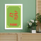 Green flag painting 2 : 3 Vertical Premium Wall Art Canvas by MeriDeewar