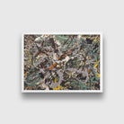 Green Silver-1949 Painting - Meri Deewar 4 : 3 Horizontal Premium Wall Art Canvas by MeriDeewar