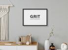 Grit poster Poster A3 / Poster Premium Wall Art Canvas by MeriDeewar
